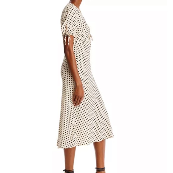 NWOT Polka Dot Midi Dress - Picture 6 of 8